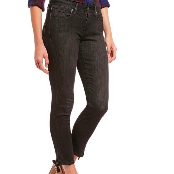 Levi’s skinny ankle knot hem jeans size 8 - Picture 2 of 6